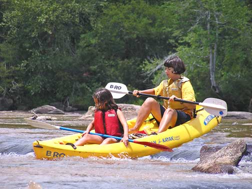 Family Fun  kayaking & canoeing