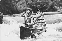 old school canoe pic
